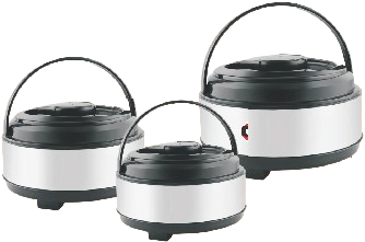 Set of 3 Insulated Food Casseroles (Hot Pots)